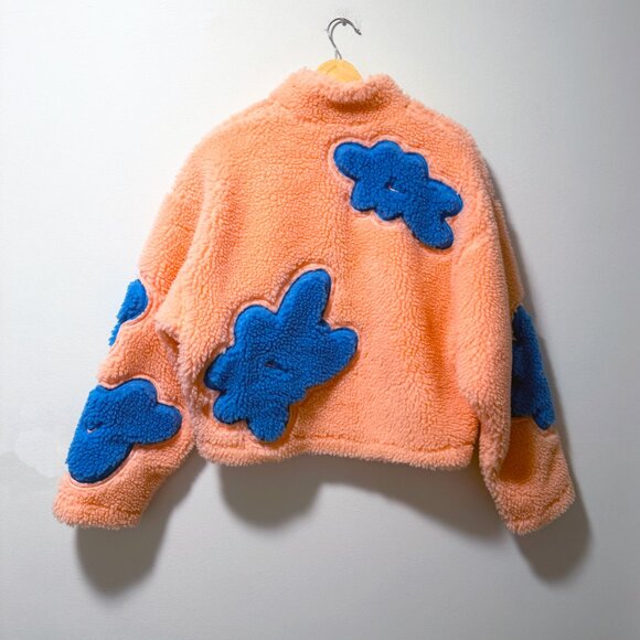 RARE Nike Project U’phoria Floral Sherpa Fleece Jacket L - Picture 2 of 8